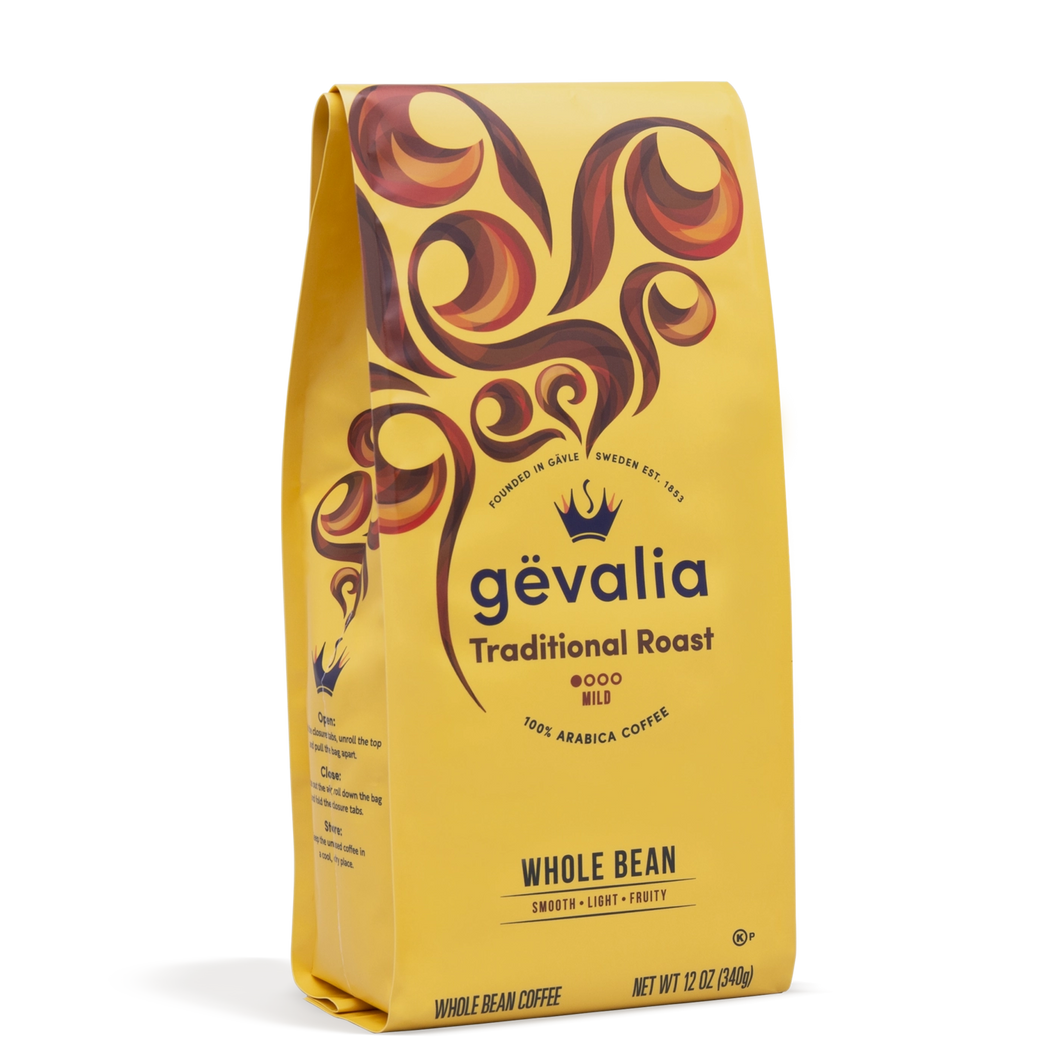 Traditional Mild Roast Whole Bean Coffee, 12 Oz